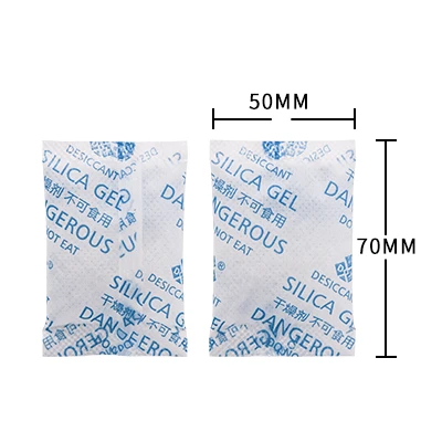 Paquet de gel de sílice de 10 grams alimentaris gram