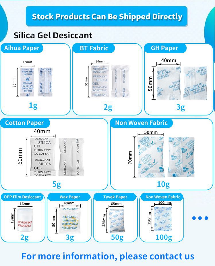China silica gel desiccants for moisture absorption factory