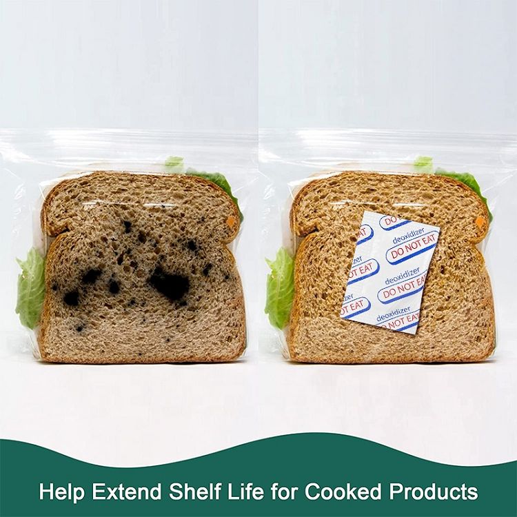 Customized oxygene absorber for food